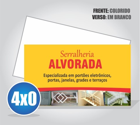 Cartão de Visita - UV Total F/V