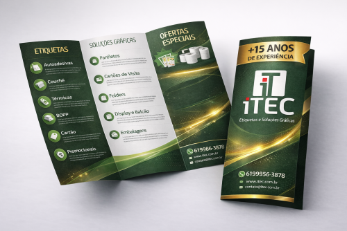 Folders  2 Dobras 115G  290x210mm - 4X4